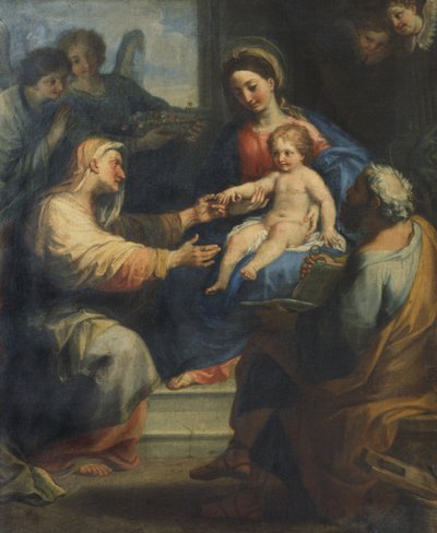 Jungfrau Maria mit Kind und Heiliger Anna von Carlo Maratta or Maratti